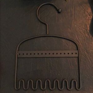 Jewelry hanger for earrings and necklaces